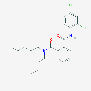 N'-(2,4-dichlorophenyl)-N,N-dipentylbenzene-1,2-dicarboxamide