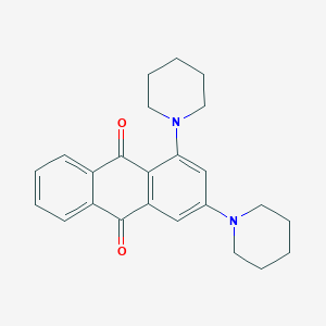 1,3-Di(piperidin-1-yl)anthracene-9,10-dione