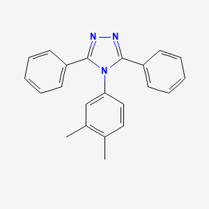 4-(3,4-dimethylphenyl)-3,5-diphenyl-4H-1,2,4-triazole