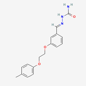 (2E)-2-{3-[2-(4-methylphenoxy)ethoxy]benzylidene}hydrazinecarboxamide