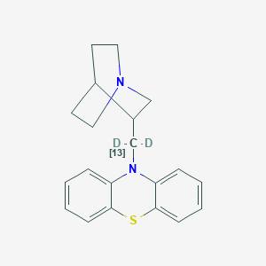 10-[1-azabicyclo[2.2.2]octan-3-yl(dideuterio)(113C)methyl]phenothiazine