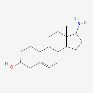 molecular formula C19H31NO B11517954 1-Amino-9A,11A-dimethyl-1H,2H,3H,3AH,3BH,4H,6H,7H,8H,9H,9AH,9BH,10H,11H,11AH-cyclopenta[A]phenanthren-7-OL 