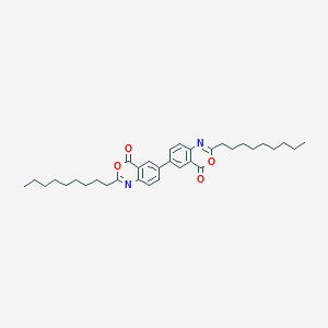 2-Nonyl-6-(2-nonyl-4-oxobenzo[d]1,3-oxazin-6-yl)benzo[d]1,3-oxazin-4-one