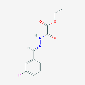 molecular formula C11H11IN2O3 B11518044 ethyl [(2E)-2-(3-iodobenzylidene)hydrazinyl](oxo)acetate 