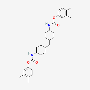 3,4-dimethylphenyl N-{4-[(4-{[(3,4-dimethylphenoxy)carbonyl]amino}cyclohexyl)methyl]cyclohexyl}carbamate