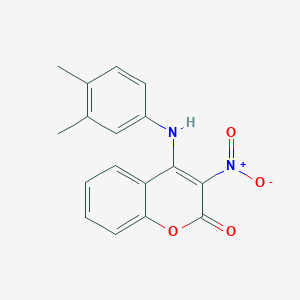 4-[(3,4-dimethylphenyl)amino]-3-nitro-2H-chromen-2-one