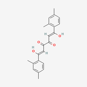 (2Z,4Z)-1,6-bis(2,4-dimethylphenyl)-3,4-dihydroxyhexa-2,4-diene-1,6-dione