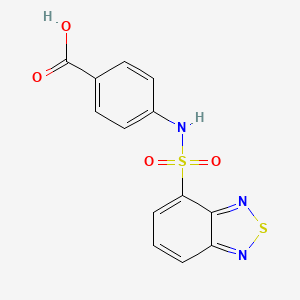 4-[(2,1,3-Benzothiadiazol-4-ylsulfonyl)amino]benzoic acid