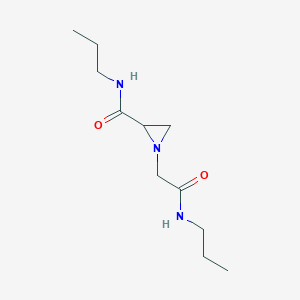 1-[2-oxo-2-(propylamino)ethyl]-N-propylaziridine-2-carboxamide