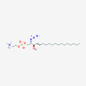 [(2S,3R)-2-azido-3-hydroxyoctadec-4-enyl] 2-(trimethylazaniumyl)ethyl phosphate