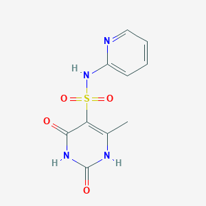 6-methyl-2,4-dioxo-N-(pyridin-2-yl)-1,2,3,4-tetrahydropyrimidine-5-sulfonamide