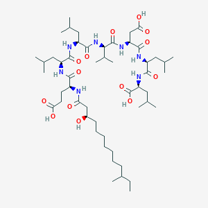 molecular formula C52H93N7O14 B1151824 Gageostatin A 
