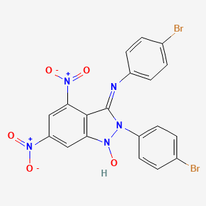 N,2-bis(4-bromophenyl)-4,6-dinitro-2H-indazol-3-amine 1-oxide