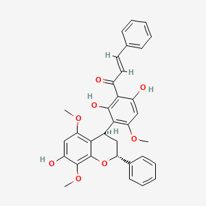 molecular formula C33H30O8 B1151832 Sarcandrone B CAS No. 1190225-48-9