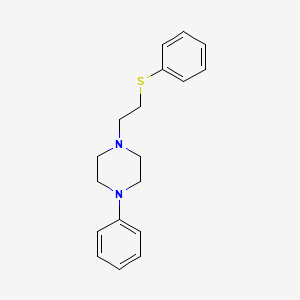 1-Phenyl-4-[2-(phenylsulfanyl)ethyl]piperazine