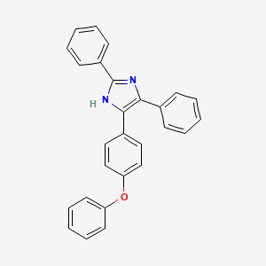 molecular formula C27H20N2O B11518371 4-(4-phenoxyphenyl)-2,5-diphenyl-1H-imidazole 