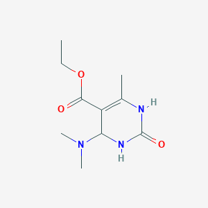 Ethyl 4-(dimethylamino)-6-methyl-2-oxo-1,2,3,4-tetrahydropyrimidine-5-carboxylate