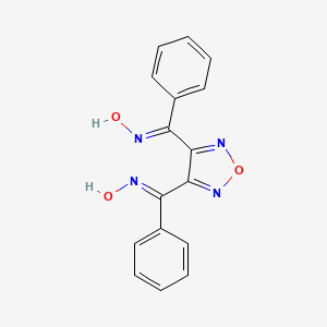 (E,E)-1,2,5-oxadiazole-3,4-diylbis(N-hydroxy-1-phenylmethanimine)