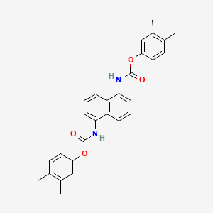 Bis(3,4-dimethylphenyl) naphthalene-1,5-diylbiscarbamate