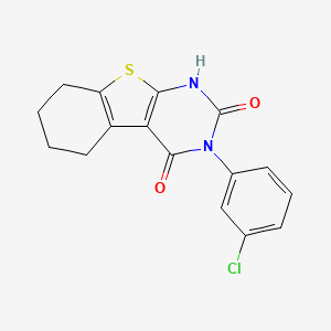 3-(3-chlorophenyl)-5,6,7,8-tetrahydro[1]benzothieno[2,3-d]pyrimidine-2,4(1H,3H)-dione