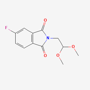 2-(2,2-dimethoxyethyl)-5-fluoro-1H-isoindole-1,3(2H)-dione