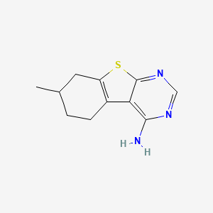 7-Methyl-5,6,7,8-tetrahydro[1]benzothieno[2,3-d]pyrimidin-4-amine