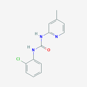 molecular formula C13H12ClN3O B11519129 1-(2-Chlorophenyl)-3-(4-methylpyridin-2-yl)urea CAS No. 197512-41-7