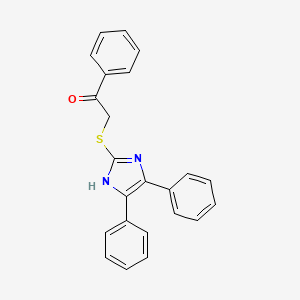 2-[(4,5-Diphenyl-1H-imidazol-2-yl)sulfanyl]-1-phenylethanone