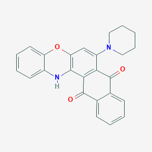 7-(piperidin-1-yl)-8H-naphtho[2,3-a]phenoxazine-8,13(14H)-dione