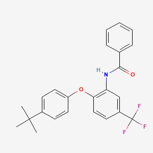 N-[2-(4-tert-butylphenoxy)-5-(trifluoromethyl)phenyl]benzamide