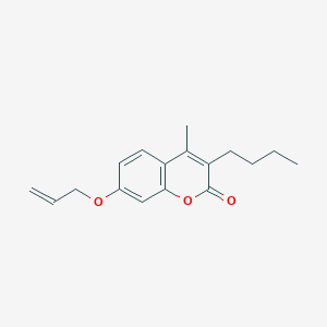 3-butyl-4-methyl-7-(prop-2-en-1-yloxy)-2H-chromen-2-one