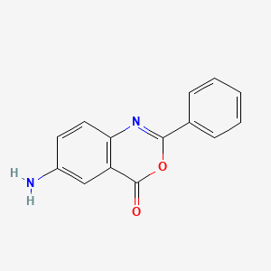 molecular formula C14H10N2O2 B11519249 6-Amino-2-phenyl-benzo[d][1,3]oxazin-4-one CAS No. 60498-33-1