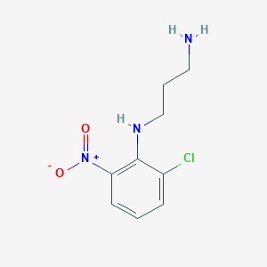 N1-(2-Chloro-6-nitrophenyl)propane-1,3-diamine