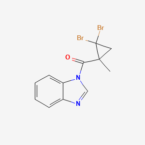 Benzimidazole, 1-(2,2-dibromo-1-methylcyclopropanoyl)-