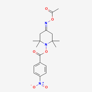 (4-acetyloxyimino-2,2,6,6-tetramethylpiperidin-1-yl) 4-nitrobenzoate