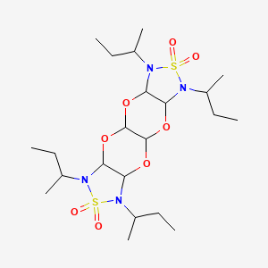 4,6,12,14-tetra(butan-2-yl)-2,8,10,16-tetraoxa-5λ6,13λ6-dithia-4,6,12,14-tetrazatetracyclo[7.7.0.03,7.011,15]hexadecane 5,5,13,13-tetraoxide