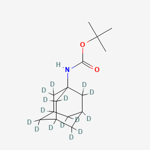 molecular formula C₁₅H₁₀D₁₅NO₂ B1151942 tert-butyl N-(2,2,3,4,4,5,6,6,7,8,8,9,9,10,10-pentadecadeuterio-1-adamantyl)carbamate 