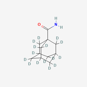 molecular formula C₁₁H₂D₁₅NO B1151943 2,2,3,4,4,5,6,6,7,8,8,9,9,10,10-Pentadecadeuterioadamantane-1-carboxamide 