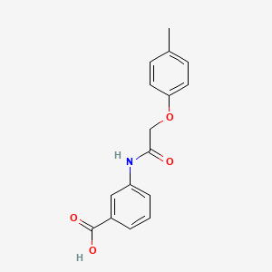 3-{[(4-Methylphenoxy)acetyl]amino}benzoic acid