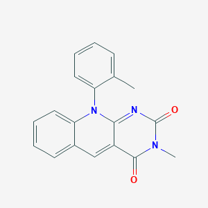 3-Methyl-10-(2-methylphenyl)pyrimido[4,5-b]quinoline-2,4-dione