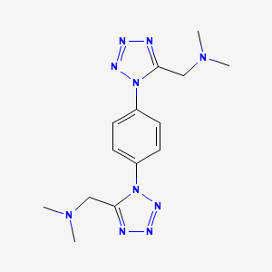 [benzene-1,4-diylbis(1H-tetrazole-1,5-diyl)]bis(N,N-dimethylmethanamine)