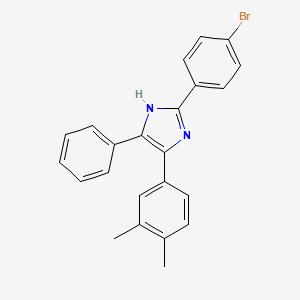 2-(4-bromophenyl)-4-(3,4-dimethylphenyl)-5-phenyl-1H-imidazole