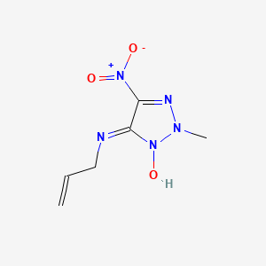 2-methyl-5-nitro-N-(prop-2-en-1-yl)-2H-1,2,3-triazol-4-amine 3-oxide