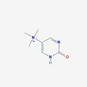 molecular formula C7H12N3O+ B11519600 N,N,N-trimethyl-2-oxo-1,2-dihydropyrimidin-5-aminium 