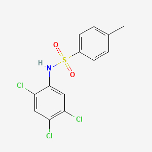 molecular formula C13H10Cl3NO2S B11519606 4-methyl-N-(2,4,5-trichlorophenyl)benzenesulfonamide 