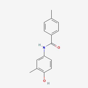 N-(4-hydroxy-3-methylphenyl)-4-methylbenzamide