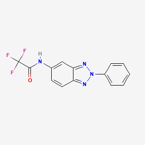 2,2,2-Trifluoro-N-(2-phenyl-2H-benzotriazol-5-yl)-acetamide