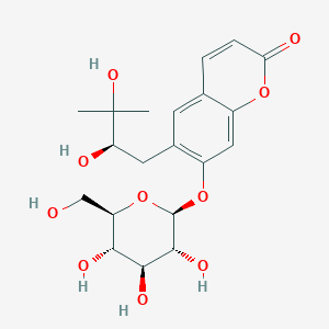 molecular formula C20H26O10 B1151975 Peucedanol 7-O-glucósido CAS No. 65853-04-5