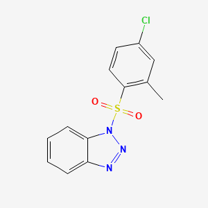 1-[(4-chloro-2-methylphenyl)sulfonyl]-1H-benzotriazole