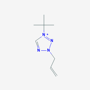 molecular formula C8H15N4+ B11519838 4-tert-butyl-2-(prop-2-en-1-yl)-2H-tetrazol-4-ium 